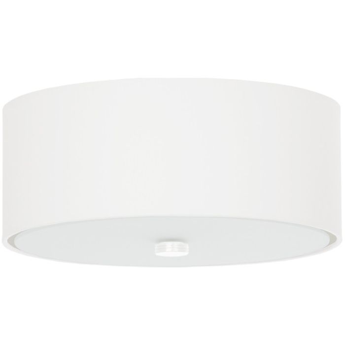 Sollux Skala SL.0759 witte plafondlamp van textiel