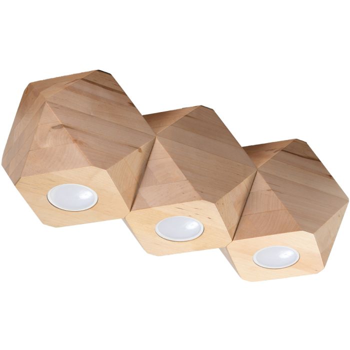 Sollux Woody SL.1010 houten plafondlamp