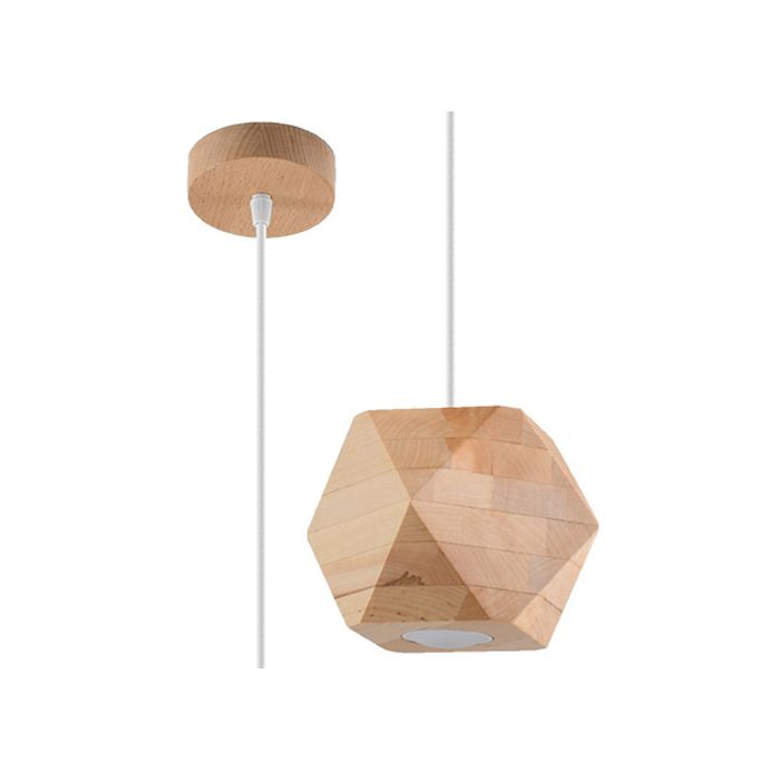 Sollux Woody SL.1011 houten hanglamp