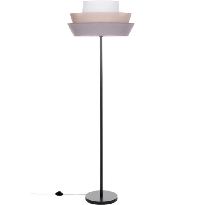 Britop Amar 12360104 vloerlamp met beige, roze met witte kap