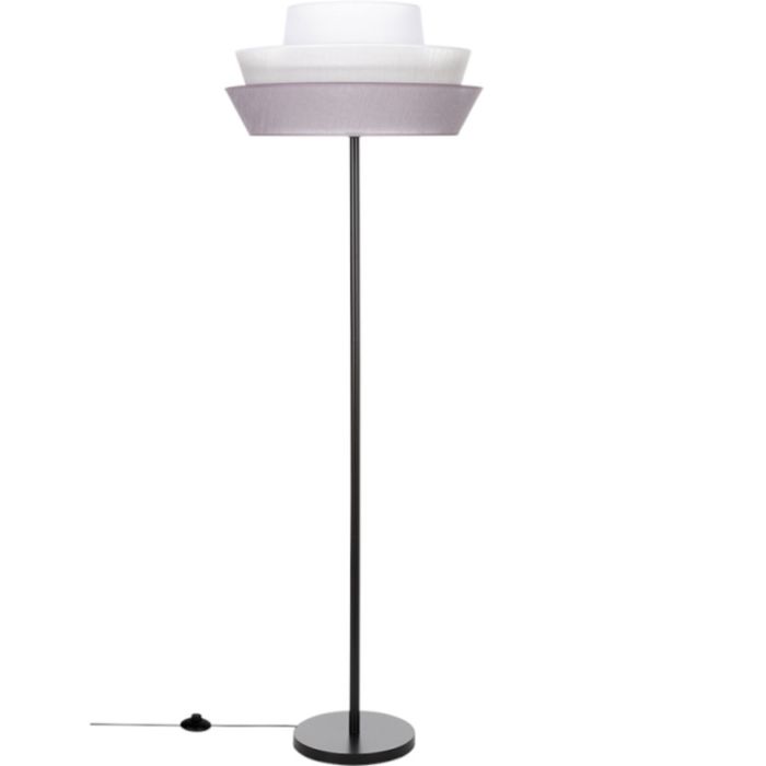 Britop Amar 12370104 vloerlamp met beige grijs met witte van textiel