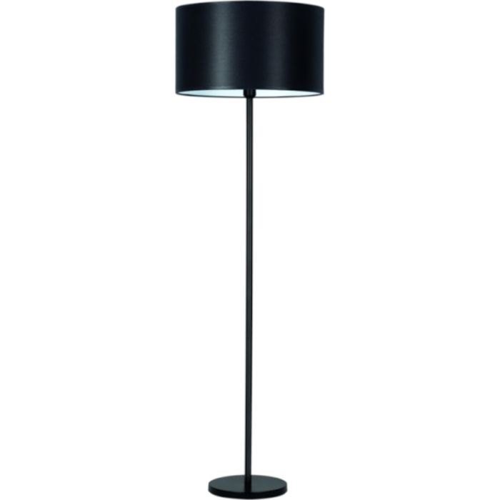 Britop Dove 124400104 zwarte vloerlamp met kap van textiel