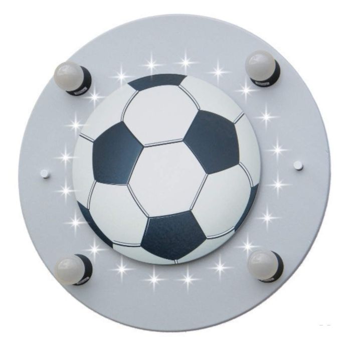 Plafondlamp Voetbal zilver