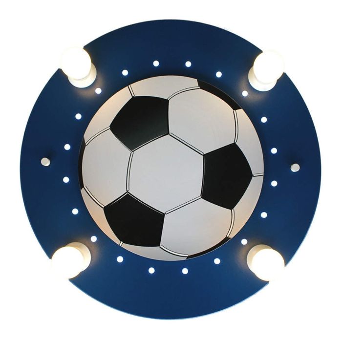 Plafondlamp Voetbal blauw