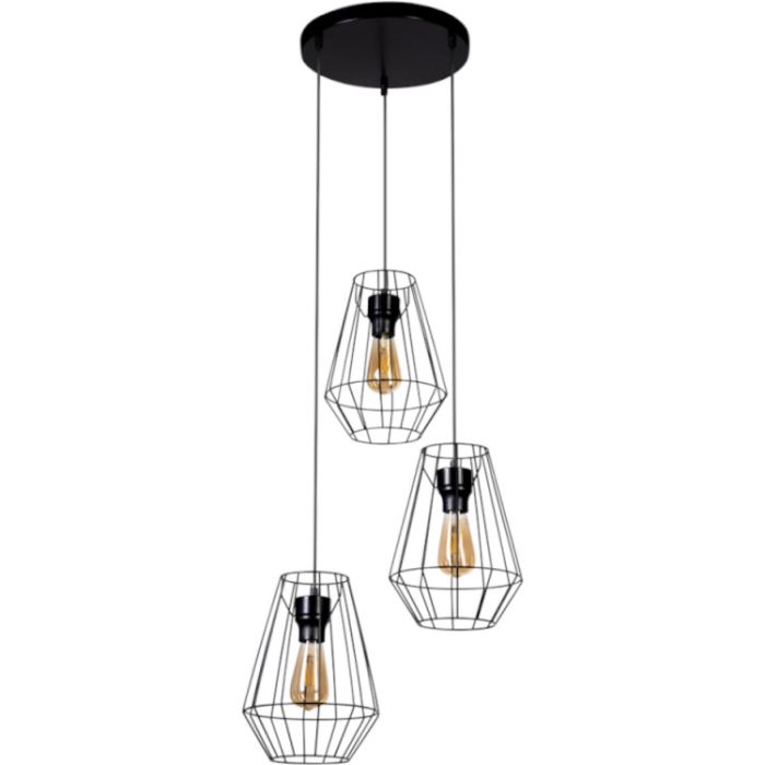 Britop Endorfina 1324304R hanglamp met kappen van metaaldraad