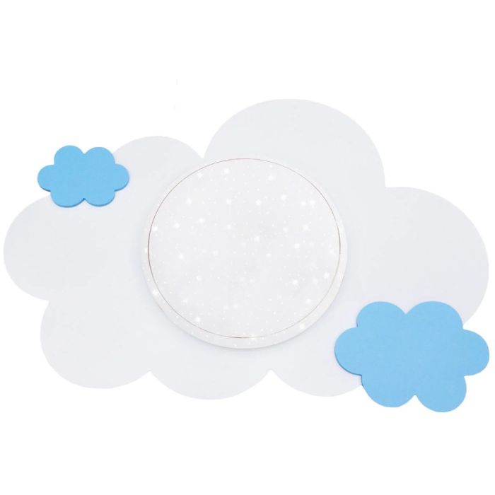 Elobra Wolk sterrenlicht blauw 137703 kinderlamp