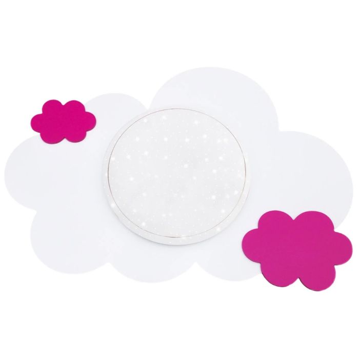 Elobra Wolk sterrenlicht roze 137741 kinderlamp