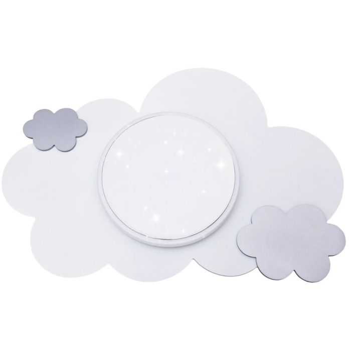 Elobra Wolk sterrenlicht zilver 137765 kinderlamp