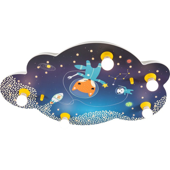 Elobra Ruimte Missie kinder plafondlamp 138380
