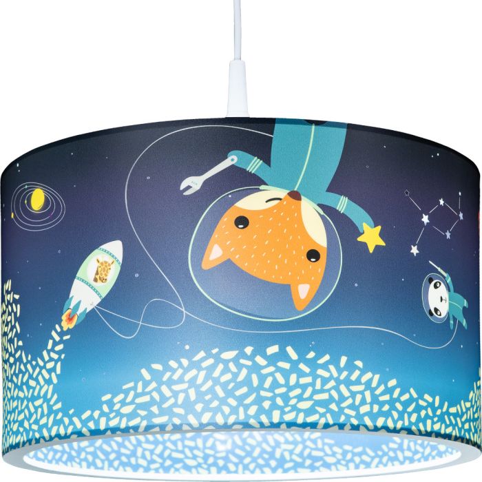 Elobra Ruimte Missie kinder hanglamp 138397