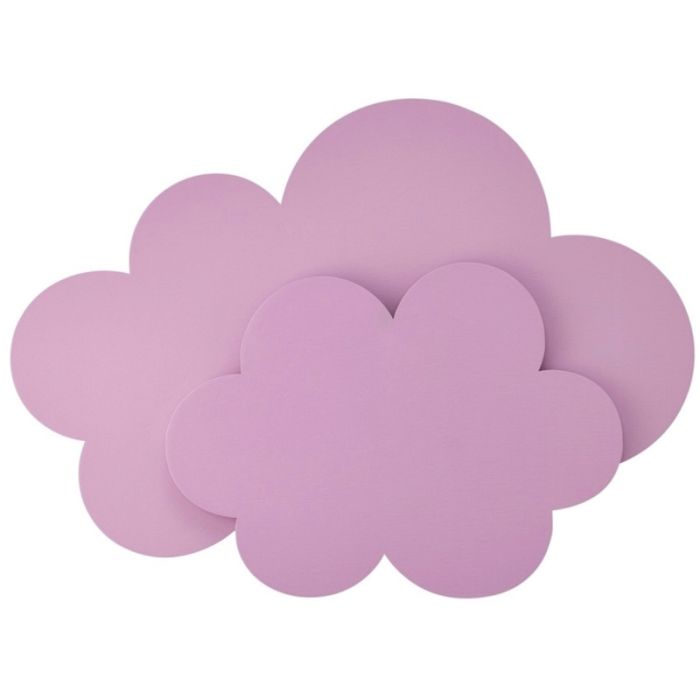 Elobra Wolk 139660 roze kinderkamer wandlamp