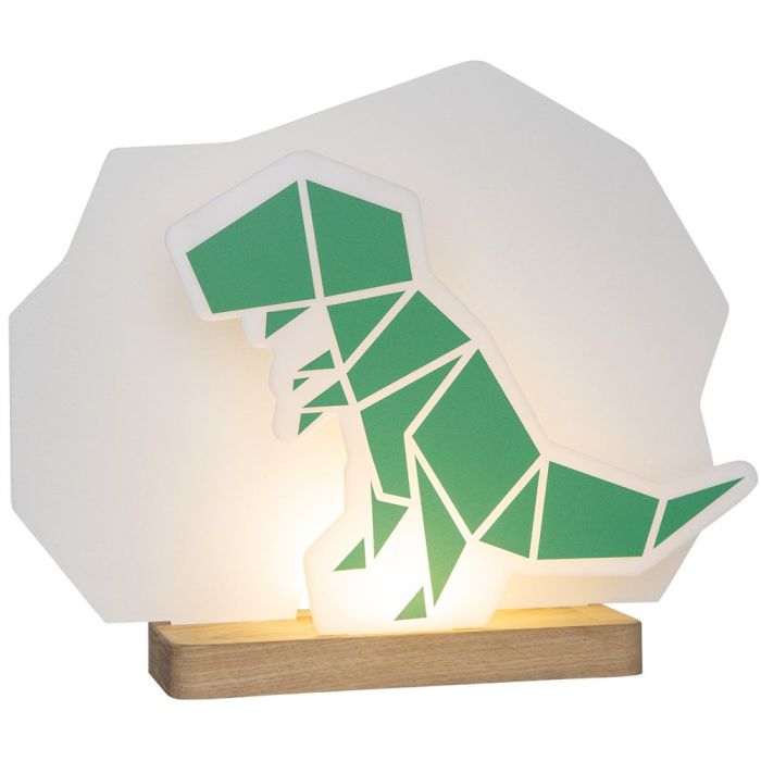 Elobra Dinos 139929 groene tafellamp kinderkamer