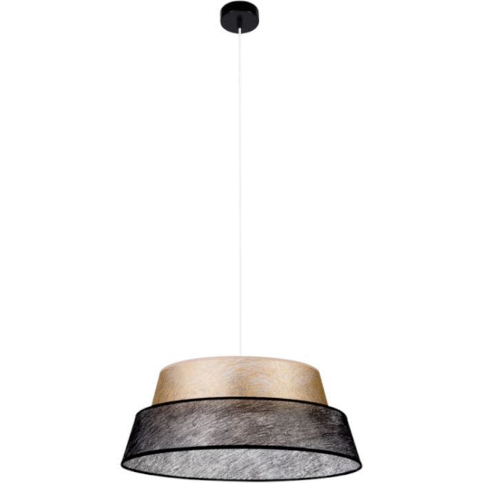 Britop Nevoa 150050104 goud met zwart non-woven stof hanglamp