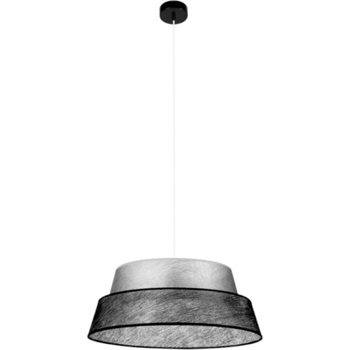 Britop Nevoa 150060104 zilver met zwart non-woven hanglamp
