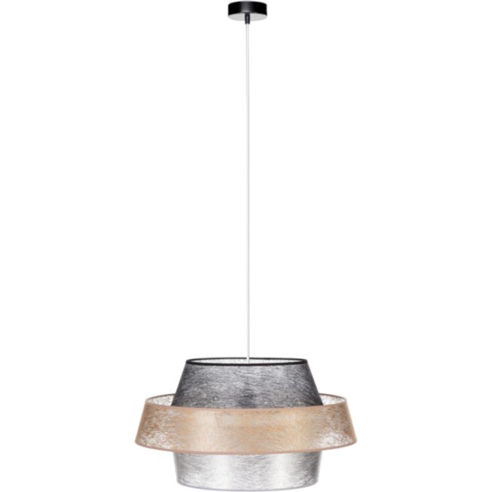 Britop Nevoa 150089104 zwart, zilver en goud non-woven hanglamp