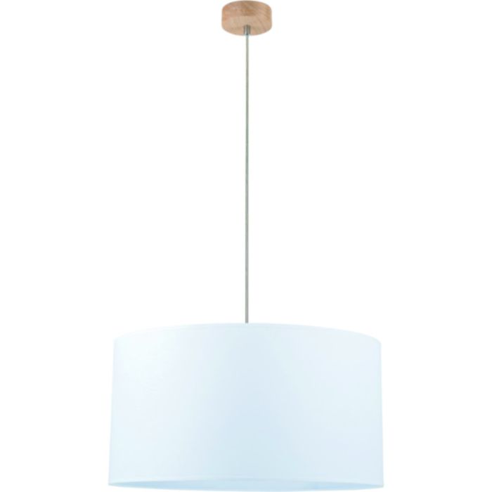 Britop Dove 16380174 witte hanglamp van eikenhout en textiel