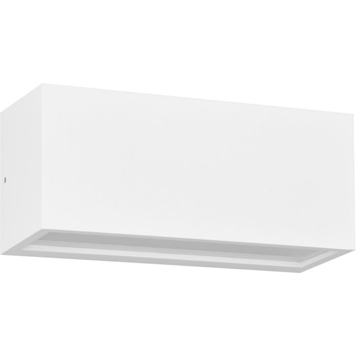 Trio Mayenne 218560231 mat witte rechthoekige wandlamp met up en downlight