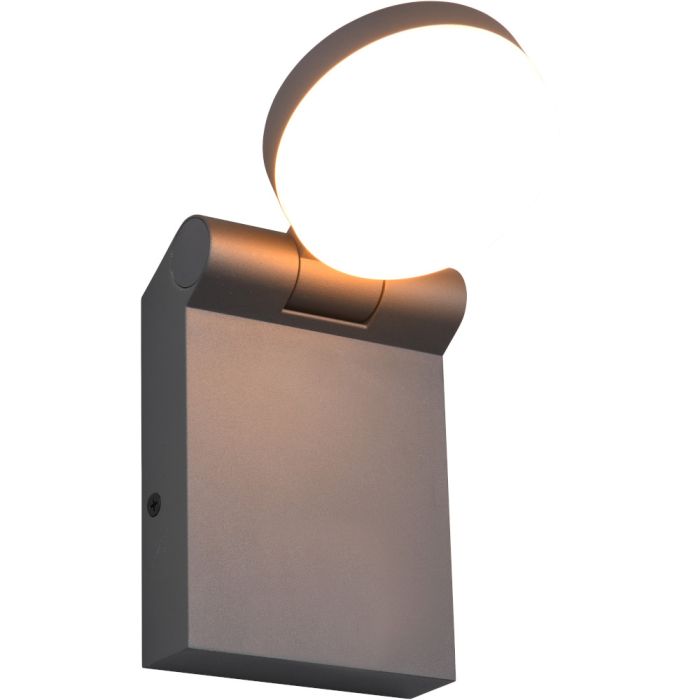 Trio Adour 245560142 antraciet buitenlamp met kantelbare kop