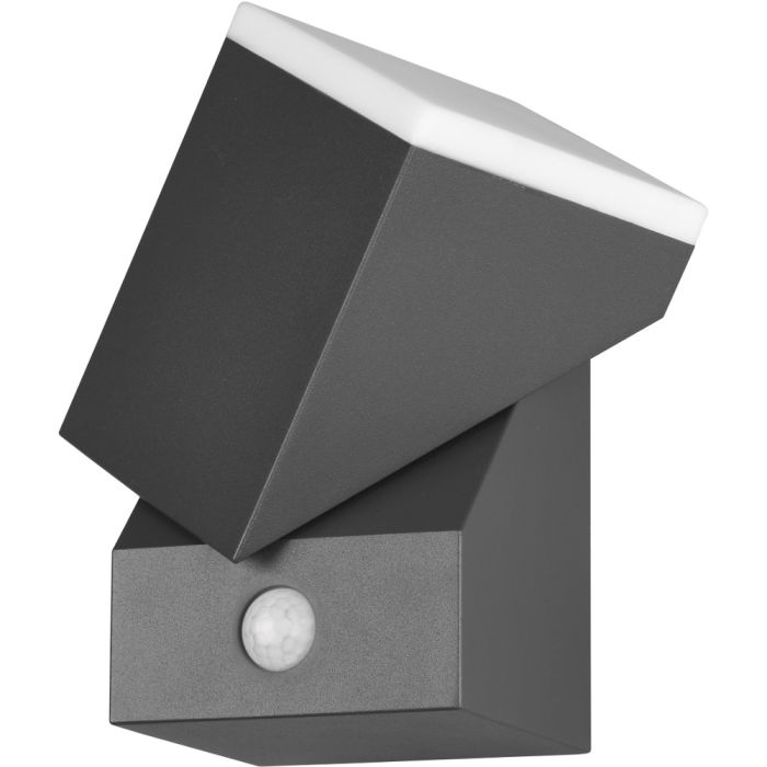 Trio Avon 270669142 wandlamp voor buiten met draaibare kop met bewegingsmelder