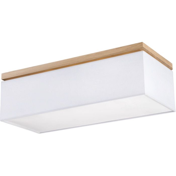 Britop Vertiga 34512474 grijze plafonniere met eikenhout