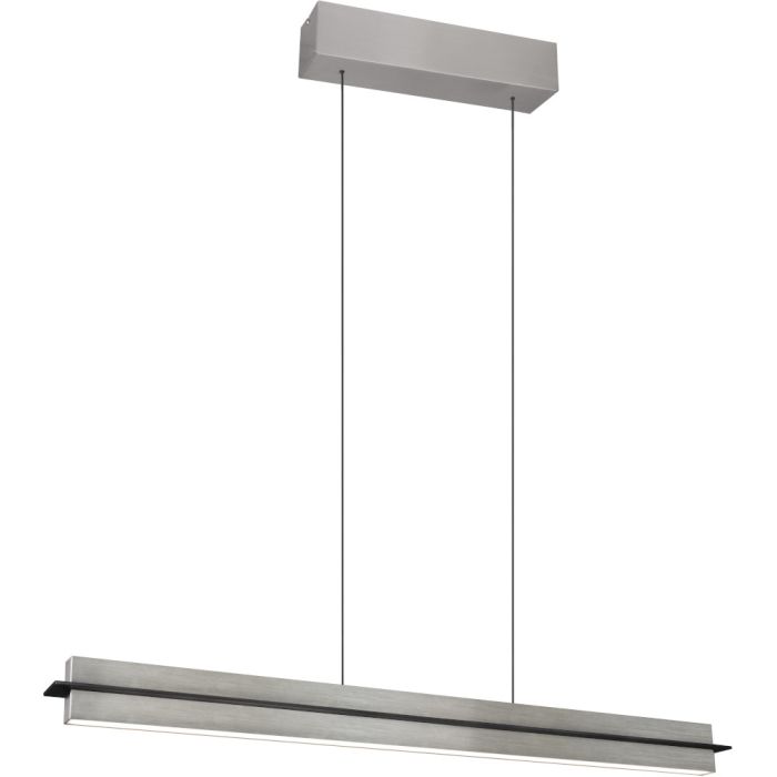 Trio Emerson 346710107 staal kleurige hanglamp met liftfunctie