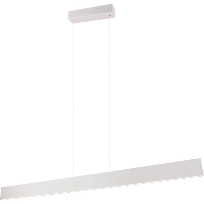 Trio Galway 349710176 warm grijze dunne hanglamp met liftfunctie en LED naar boven en beneden