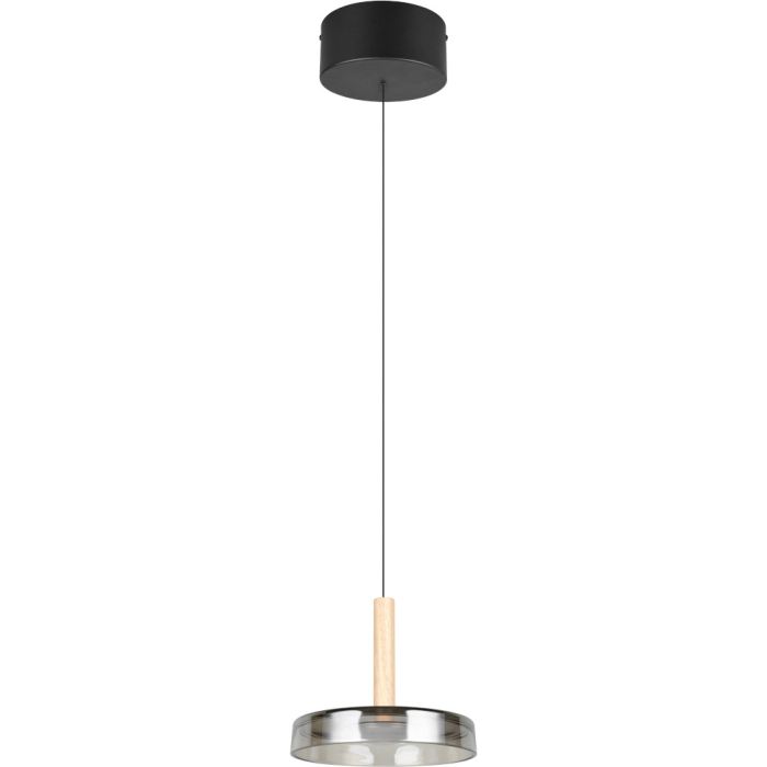 Trio Celeste 354910132 verchroomd glazen hanglamp