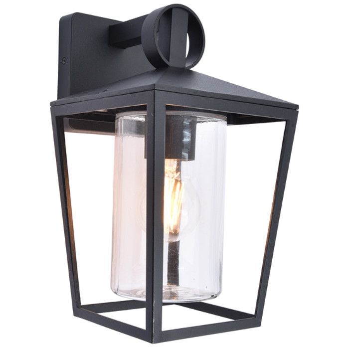 Lutec West 5207901012 mat zwarte wandlamp