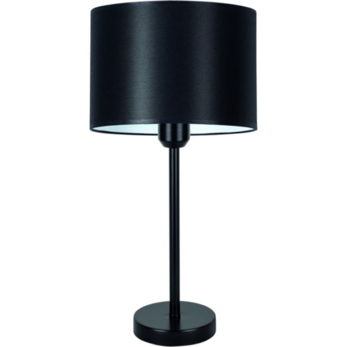 Britop Dove 724400104 zwarte tafellamp van metaal en textiel