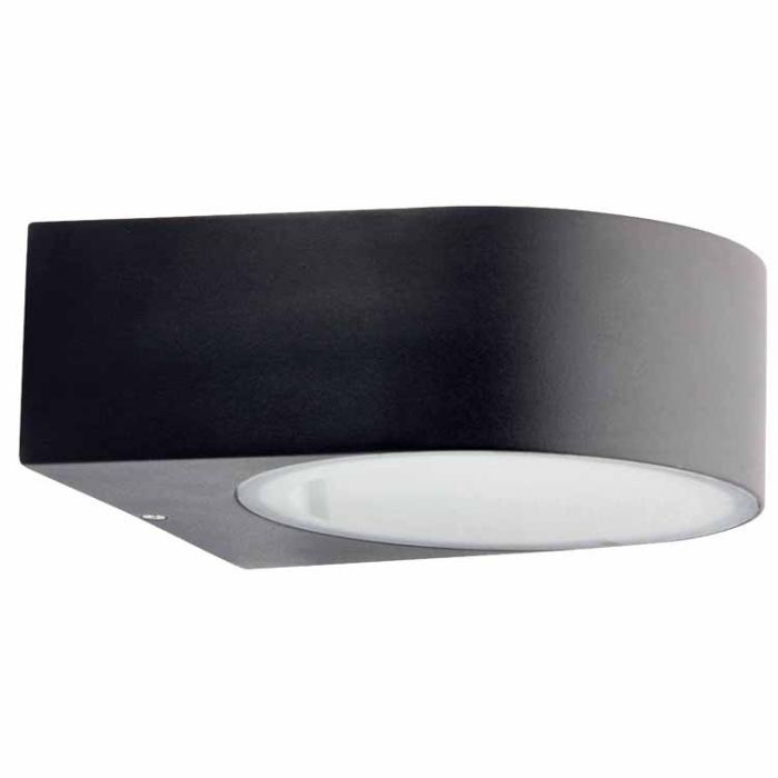 Brilliant Tyler 96104/06 zwarte buitenlamp met up en down licht