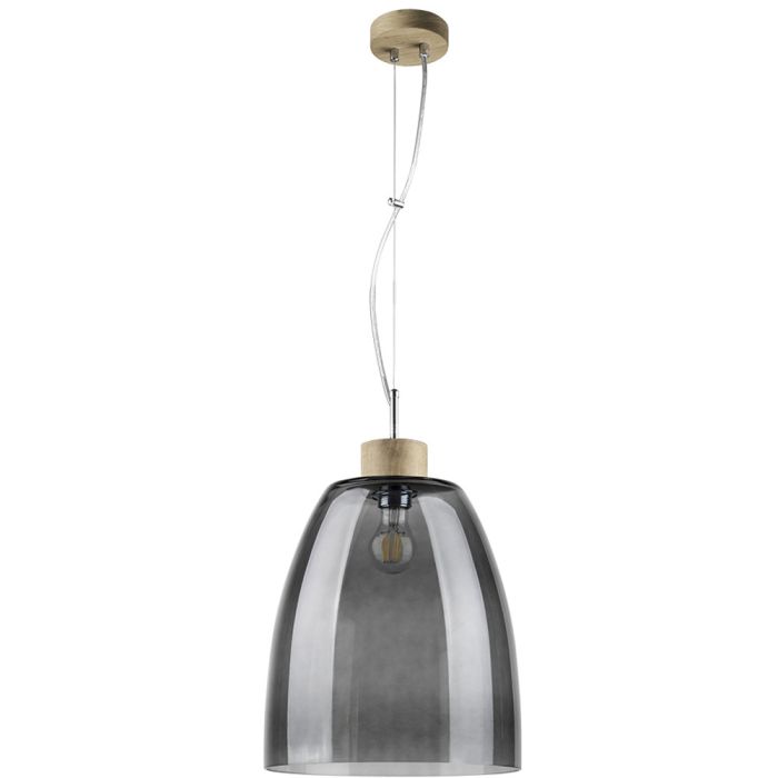 Spotlight Campana 9843074 rookglazen hanglamp