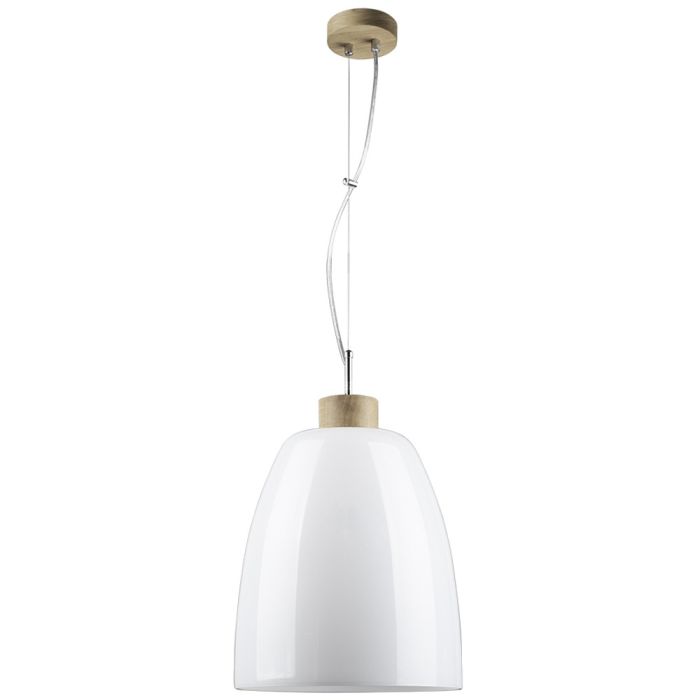 Spotlight Campana 9844074 opaal wit glazen hanglamp