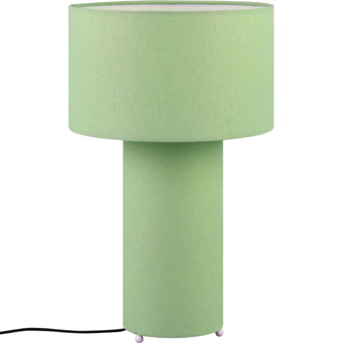 Trio Bale 505200149 tafellamp met zowel de voet als de kap van pistache groen textiel