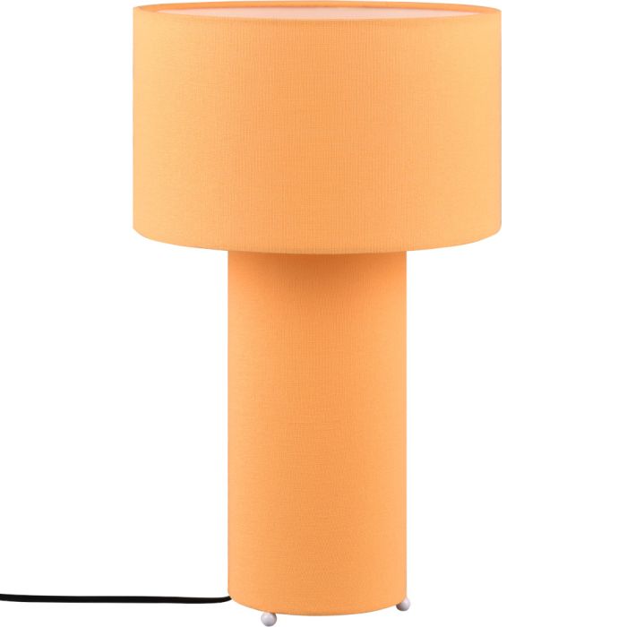 Trio Bale 505200183 tafellamp met zowel de voet als de kap van illuminatie geel textiel