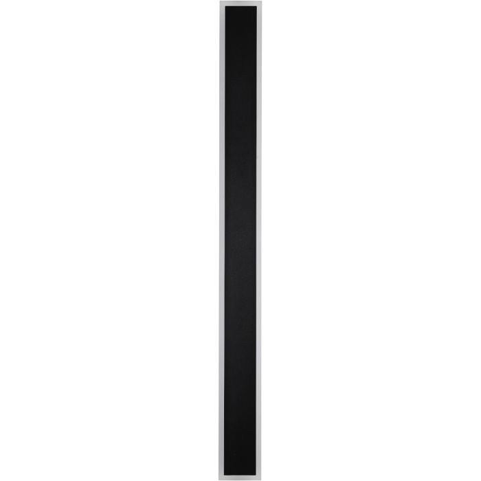 Searchlight Bordo zwarte rechthoekige langwerpige wandlamp voor buiten van 90cm lang met LED langs de zijden
