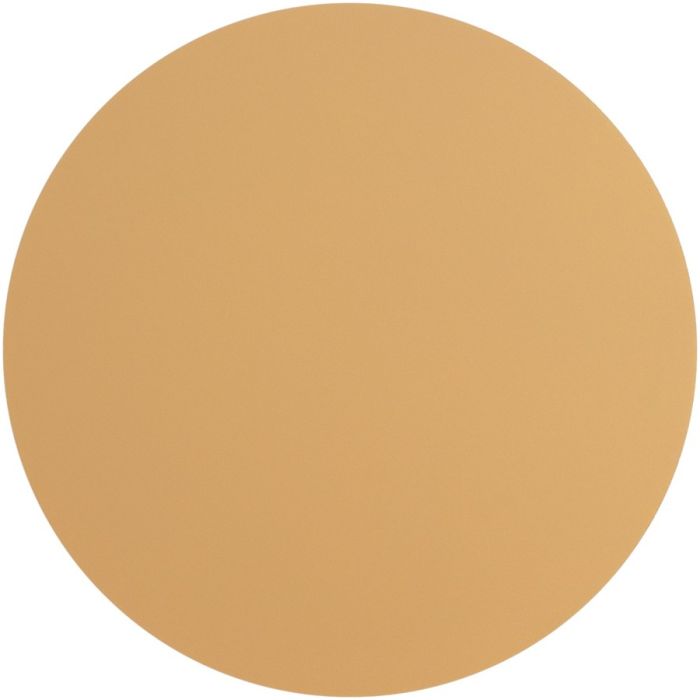 goudkleurige ronde wandlamp Borgen van 30 cm in diameter voor indirect licht langs de muur