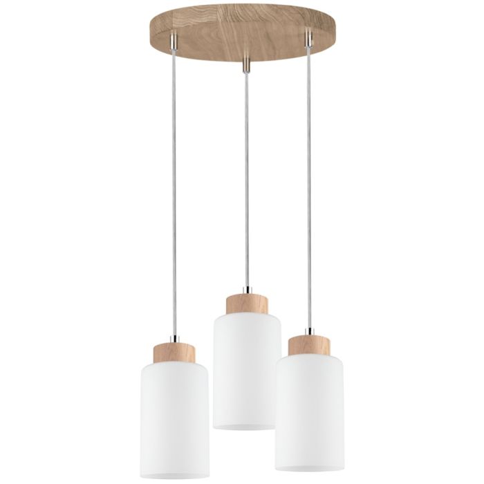 Spotlight Bosco 1720574 eikenhouten hanglamp