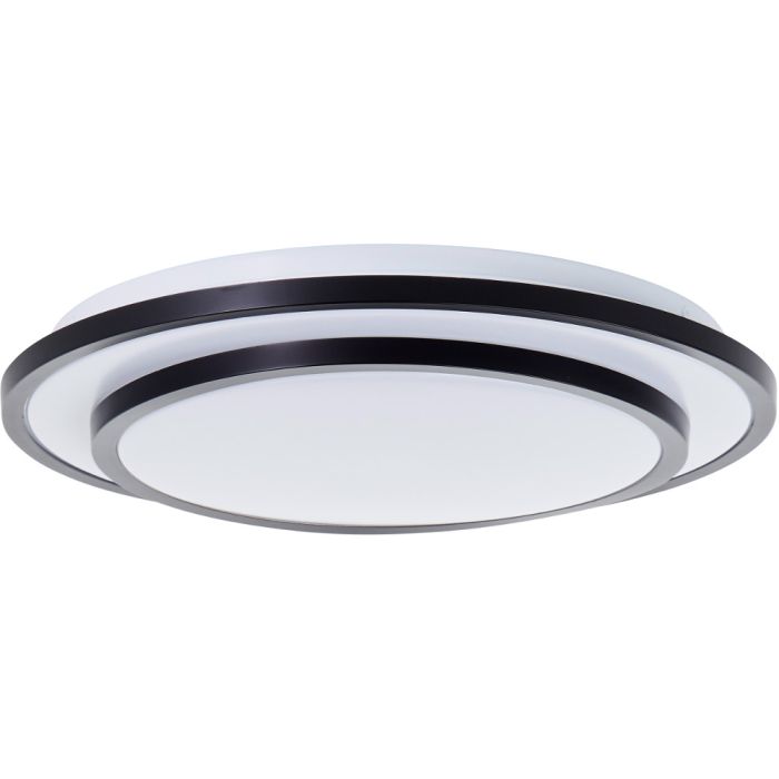 Brilliant Luciano G80563A76 zwarte plafonniere