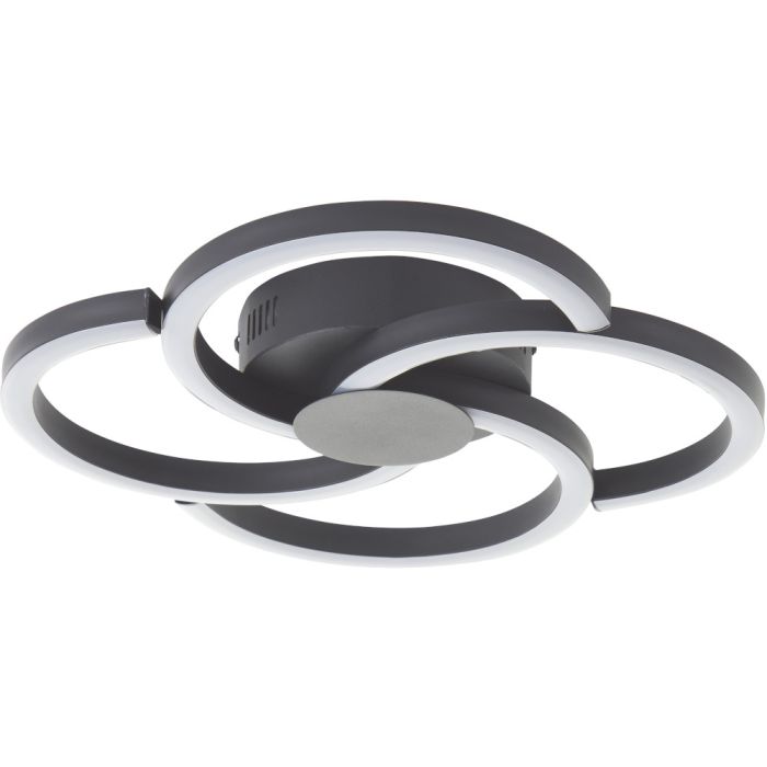 Brilliant Fico G80660/06 zwarte plafondlamp