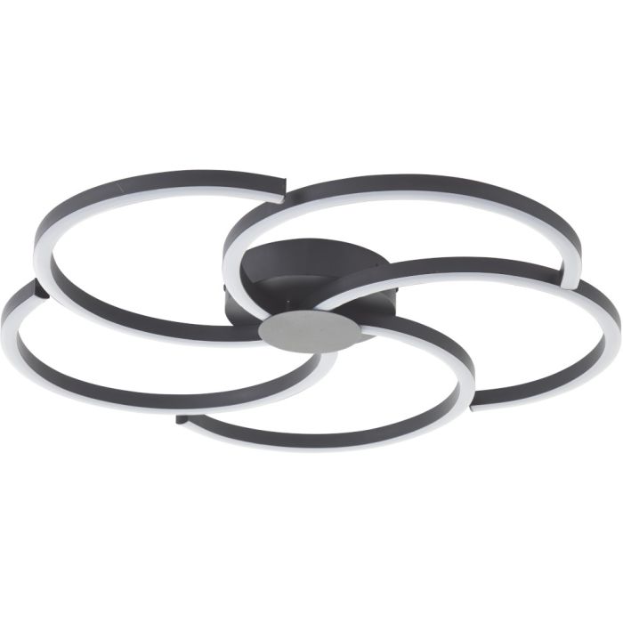 Brilliant Fico G80661/06 zwarte plafondlamp