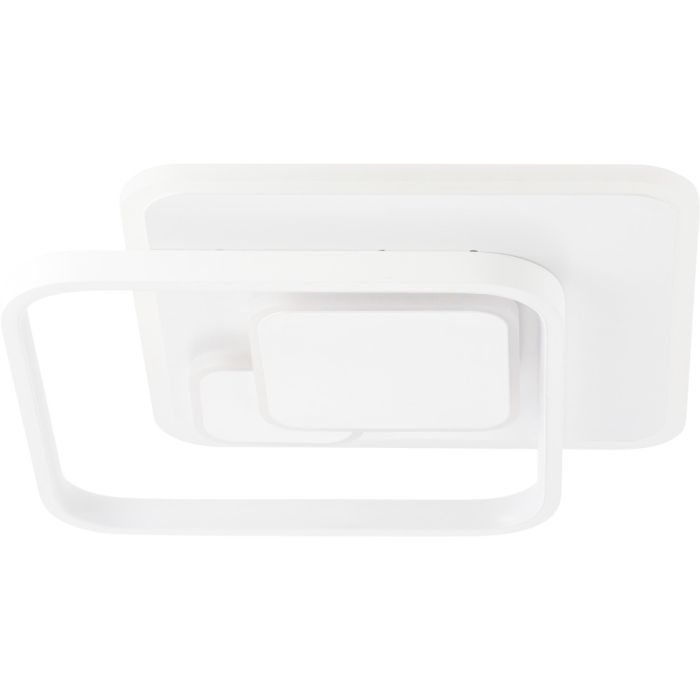 Brilliant Geron G97128/05 witte plafonniere van metaal en acryl