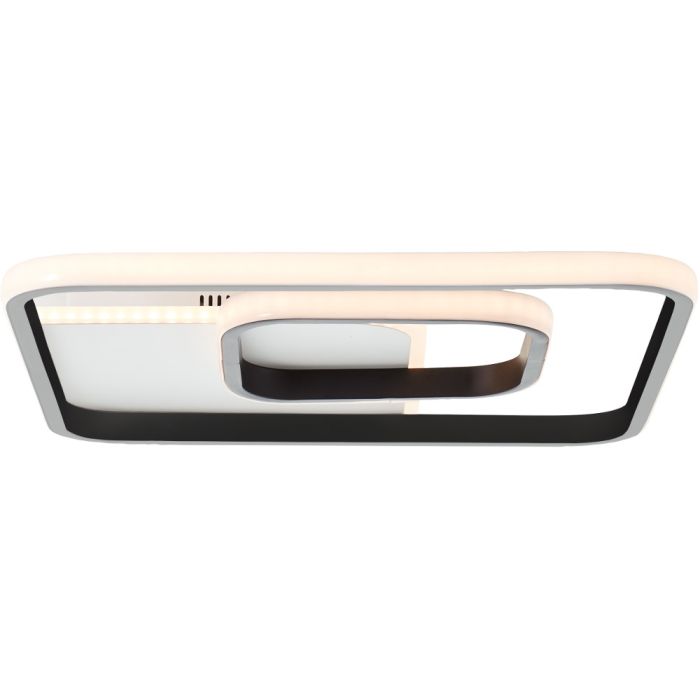 Brilliant Merapi G99388/75 zwarte plafonniere