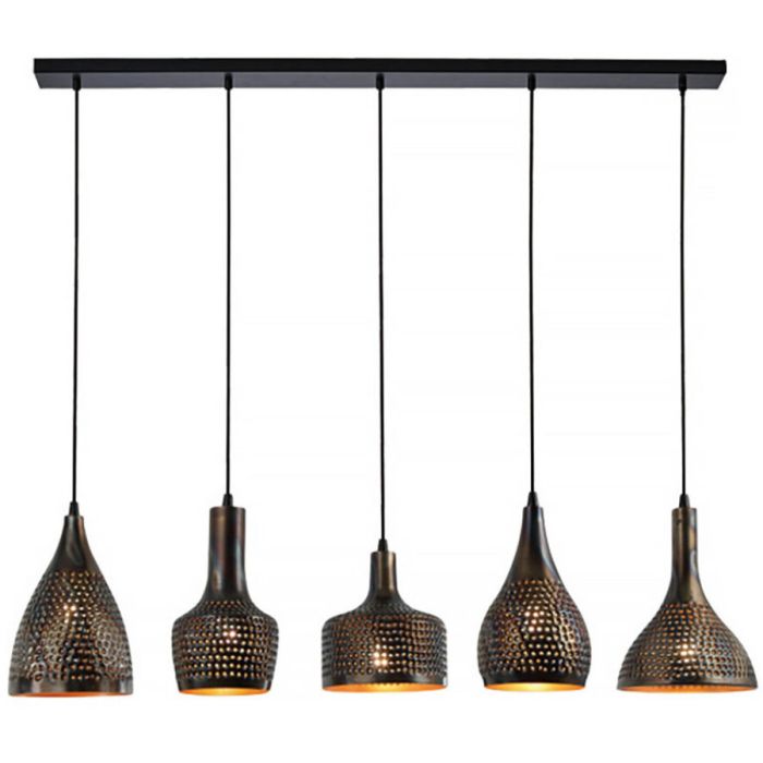 Freelight Fuoco H1625B gevlamd bruine hanglamp