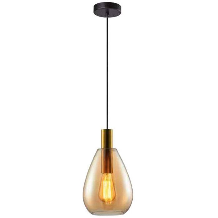 Freelight Dorato H2001A amber glazen hanglamp
