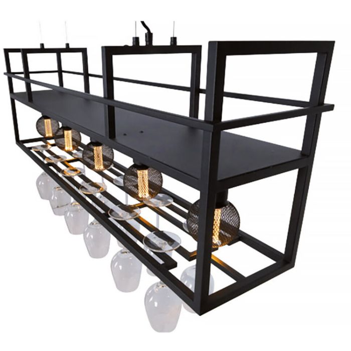 Freelight Barista H3190Z zwarte hanglamp