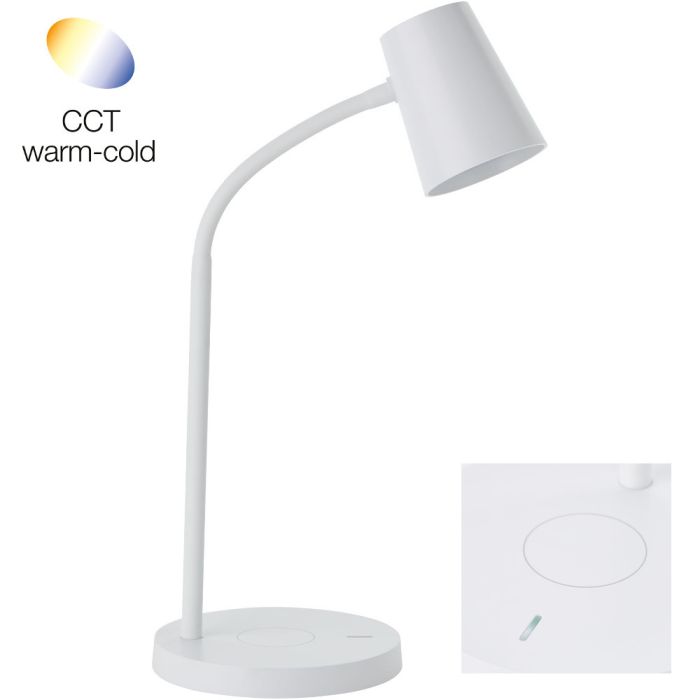 Brilliant Illa G93098/05 tafellamp met inductielader