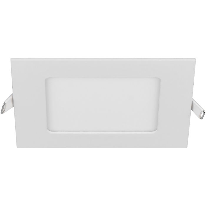 Trio Kibo 635019131 witte eenvoudige vierkanten inbouwspot met LED paneeltje