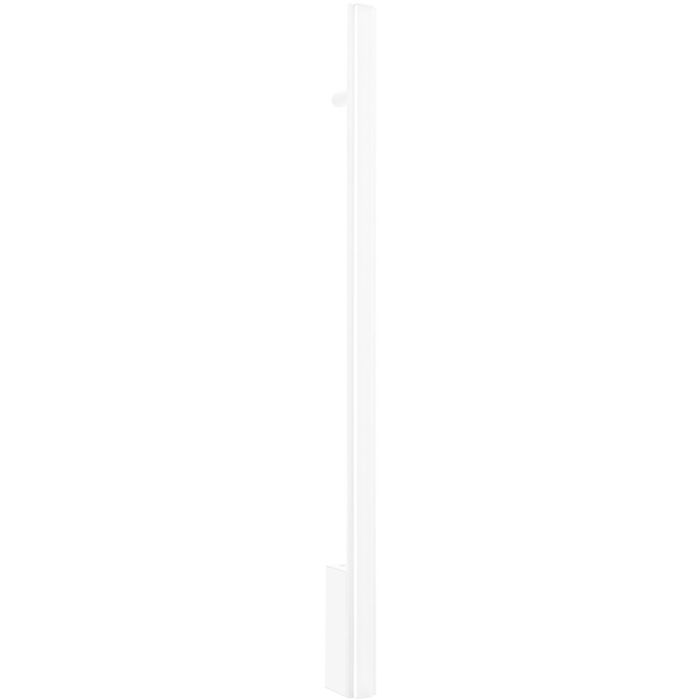 Witte langwerpige wandlamp Lagom van 89 cm lang met LED unit over de gehele lengte
