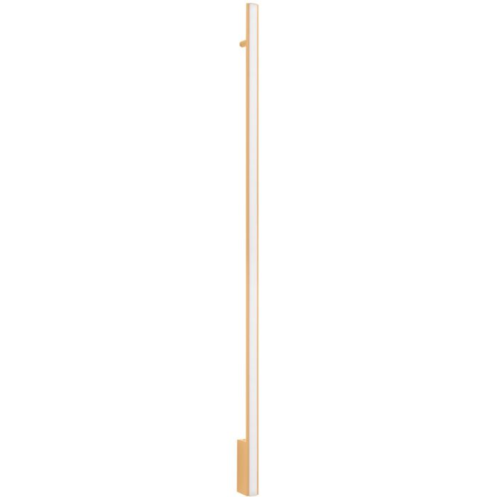goudkleurig langwerpige wandlamp Lagom van 151 cm lang met LED unit over de gehele lengte
