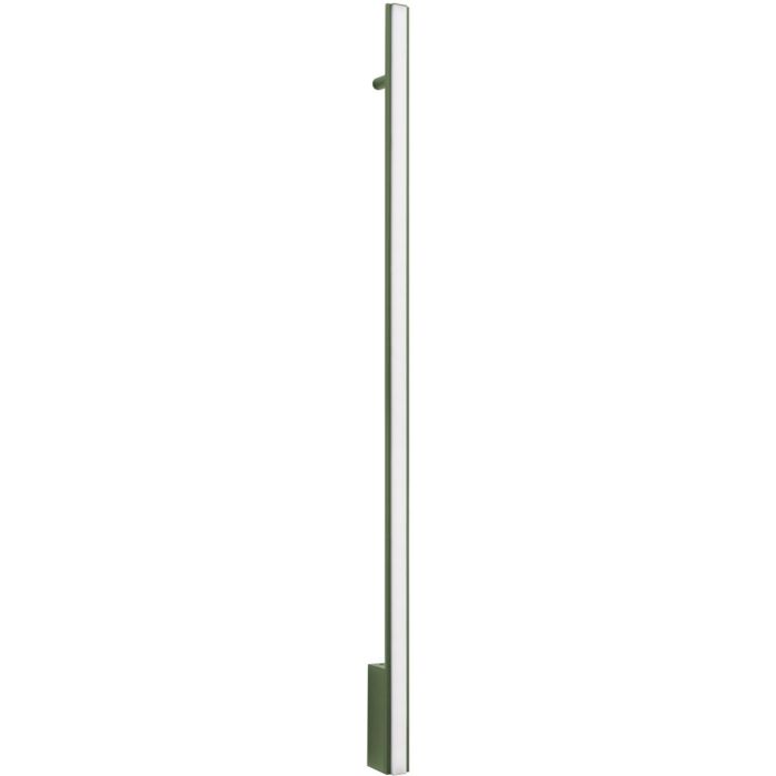 olijfgroen langwerpige wandlamp Lagom van 119 cm lang met LED unit over de gehele lengte